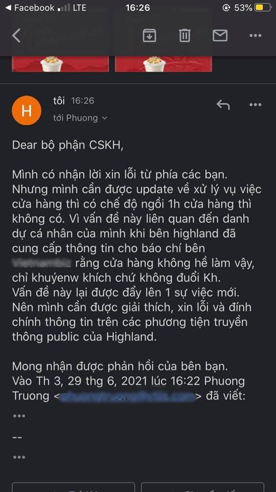 Highlands Coffee nói gì về quy định chỉ được ngồi 60 phút phải đứng dậy?-2
