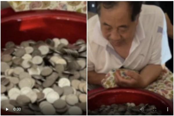 Chú rể sốc khi hội bạn thân mừng cưới bằng 60 kg tiền xu-5