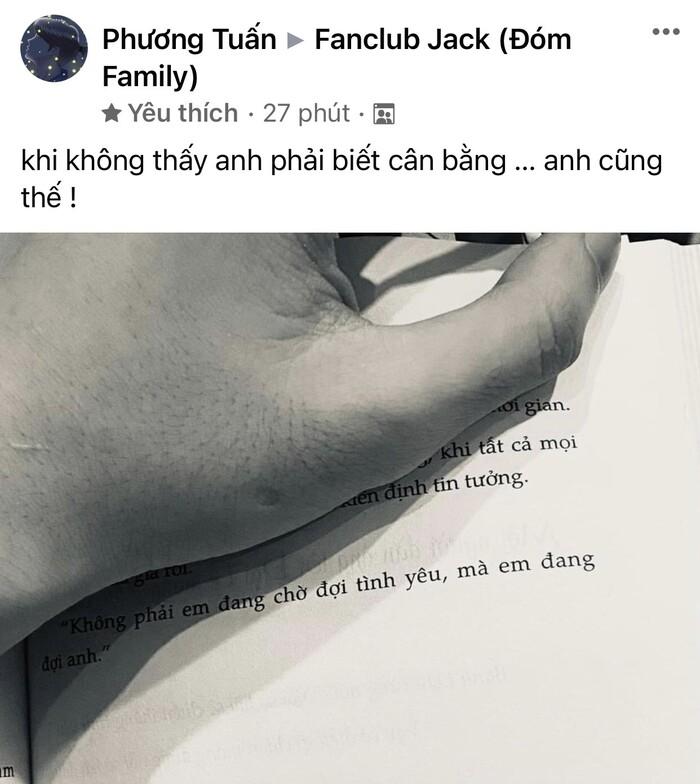 Mượn sách tỏ tình nhưng sợ fan không hiểu, Jack liên hoàn giải thích-2