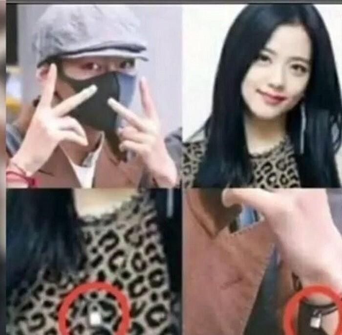 Rộ tin đồn V BTS hẹn hò Jisoo BlackPink thông qua loạt chi tiết-1