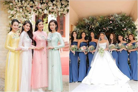 Khi các nàng hậu Việt làm phù dâu, cô dâu thấp thỏm vì sợ bị chiếm sóng