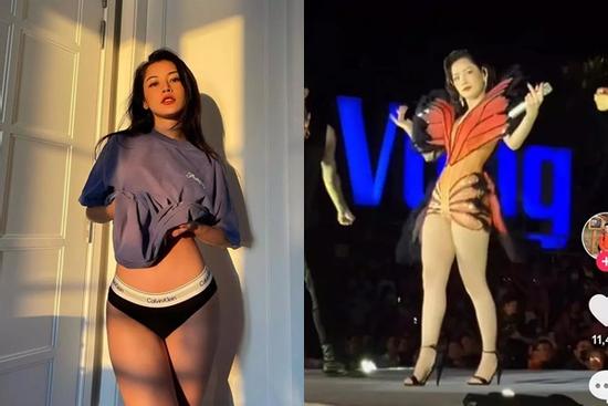 Chi Pu diện style 'gái hư' bỏng mắt nhưng bị soi cặp chân 'đùi gà'