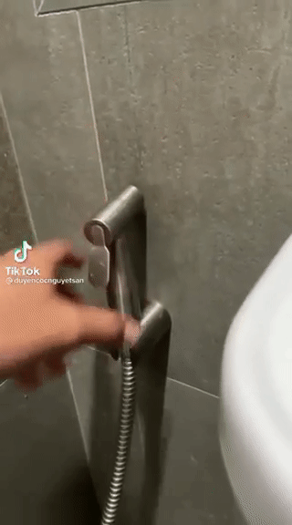 Phát hiện ngỡ ngàng về cách để chiếc vòi xịt bồn cầu, chúng ta toàn làm sai-1