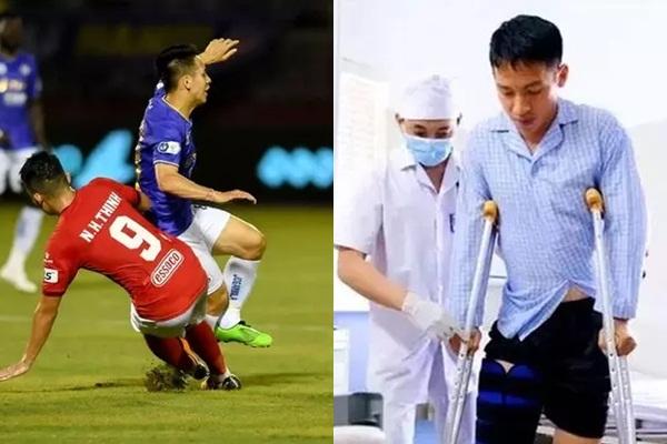 Tình hình sức khỏe của cầu thủ bị đốn gãy chân khi thi đấu EURO-3