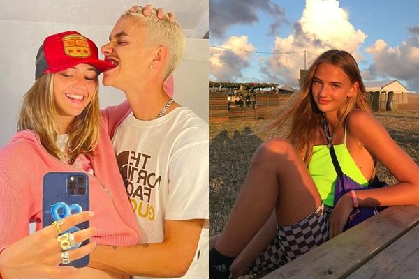 Romeo Beckham hôn bạn gái mới trên phố-4