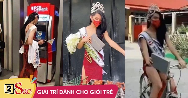 Hết hồn cảnh Hoa hậu Hoàn vũ đua xe đạp, nướng gà, rút tiền ATM