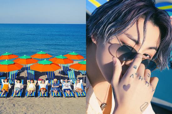 Xem teaser mới của BTS mà muốn lao ngay ra biển, Jungkook tóc tím 'mlem'