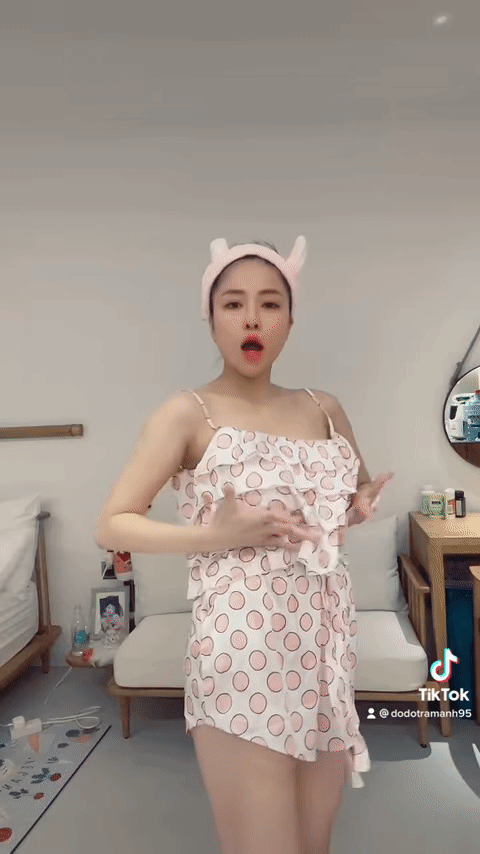 Hot girl Trâm Anh tung clip khoe vòng 3 mẩy thật mẩy-1