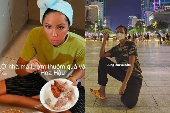 Hoa hậu H'Hen Niê giản dị, xuề xòa quá hóa 'lôi thôi'