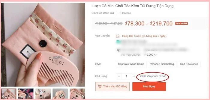 Túi xách, giày dép đến... lược Gucci cũng bị làm nhái bán vài chục nghìn-4