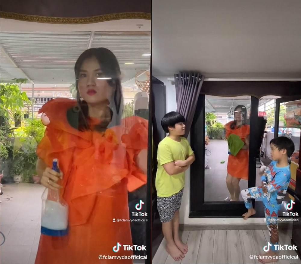 Bị chê ở nhà mặc lồng lộn, Lâm Vỹ Dạ hóa Annabelle, Valak... đi chùi toilet!-3