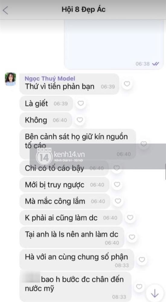 Thân Thúy Hà tung bằng chứng Ngọc Thúy âm mưu hãm hại, dọa giết-3