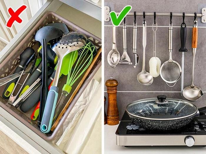Những bí kíp sắp xếp cực hay giúp nhà bếp không còn lộn xộn-7