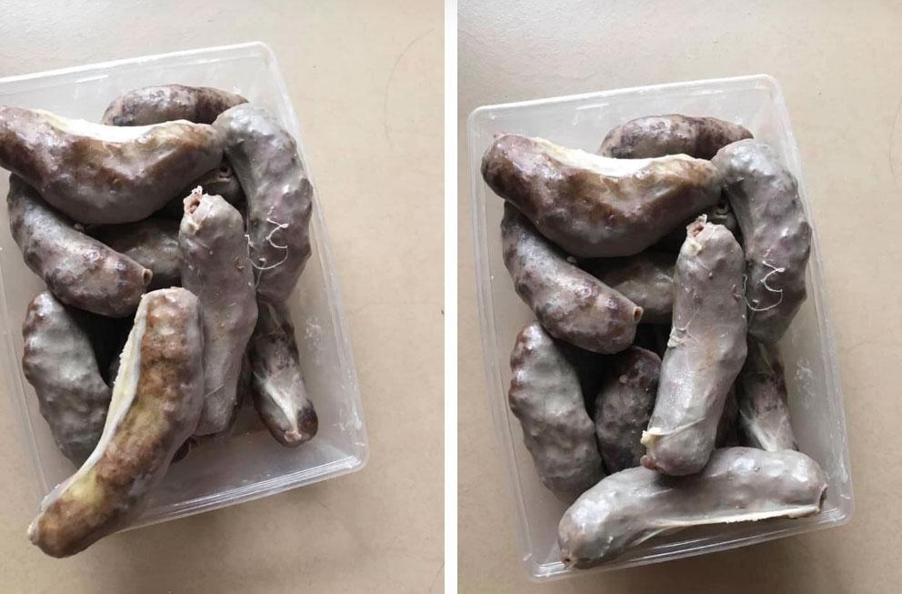 Vợ làm xúc xích, chồng thất kinh tưởng mẹ cho con ăn chất thải-6