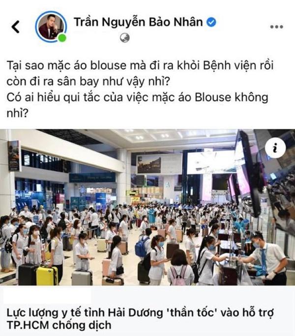 Đạo diễn Gái Già Lắm Chiêu chê bai đoàn tiếp viện y tế, được góp ý còn phát ngôn sốc-2