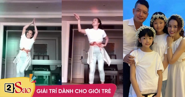 Vợ 7X của Bình Minh dẩy đầm cực sung, nhìn tưởng teen girl