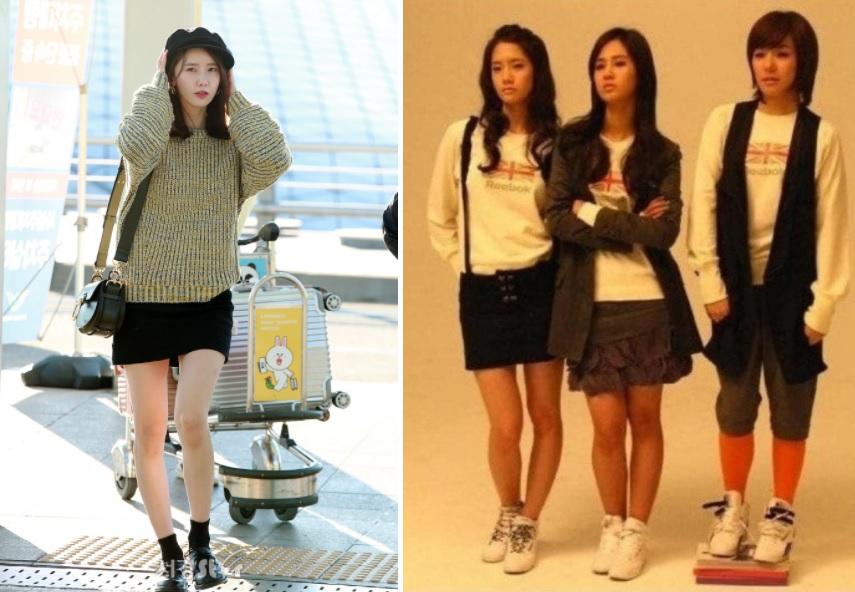 Cách YoonA biến chân vòng kiềng thành chân thẳng-1