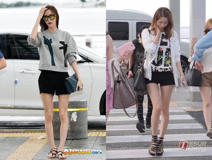 Cách YoonA biến chân vòng kiềng thành chân thẳng-2