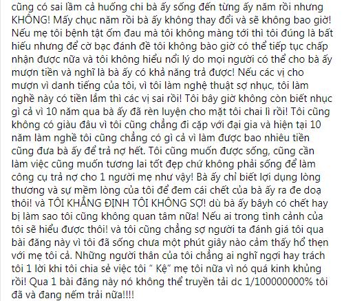 SỐC: Á hậu Trương Mỹ Nhân tố mẹ nợ nần, tuyên bố coi như chết-6