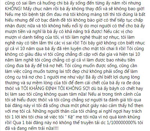 SỐC: Á hậu Trương Mỹ Nhân tố mẹ nợ nần, tuyên bố coi như chết-6