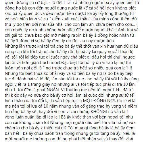 Trương Mỹ Nhân và loạt sao Việt còng lưng trả nợ cho thú vui mẹ đẻ-3