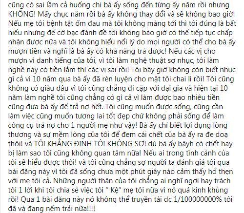 Trương Mỹ Nhân và loạt sao Việt còng lưng trả nợ cho thú vui mẹ đẻ-4