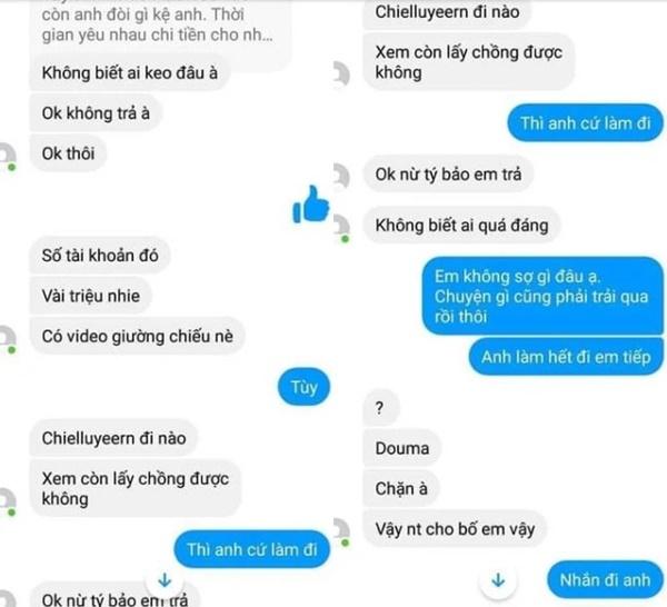 Chia tay xong, thanh niên đòi bạn gái tiền đi nhà nghỉ tiền mua bao cao su-1