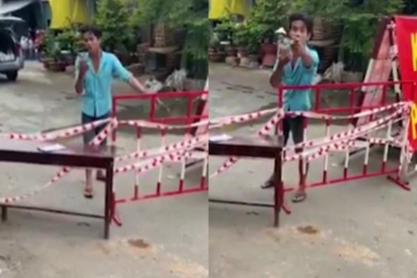 2 phụ nữ thông chốt kiểm dịch, chửi bới lực lượng chức năng bị phạt 5 triệu-2