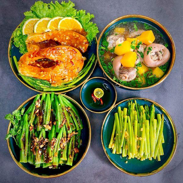 9X xinh đẹp khoe mâm cơm đều đặn 4 món mỗi ngày, hội chị em lác mắt-2