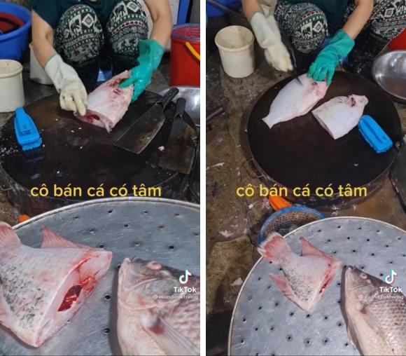 Màn sơ chế chú cá riêu hồng vừa nhanh vừa kỹ khiến người xem không thể rời mắt-1