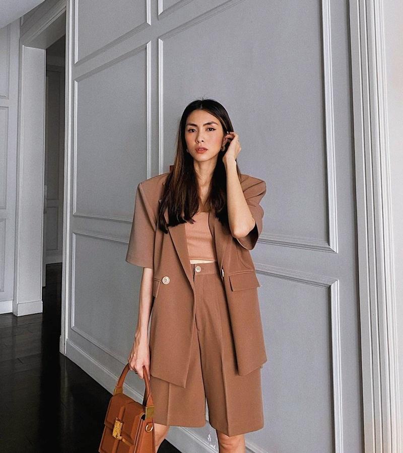 Lệ Quyên hằn rõ miếng dán ngực - Miu Lê ngầu như nữ tổng tài-3