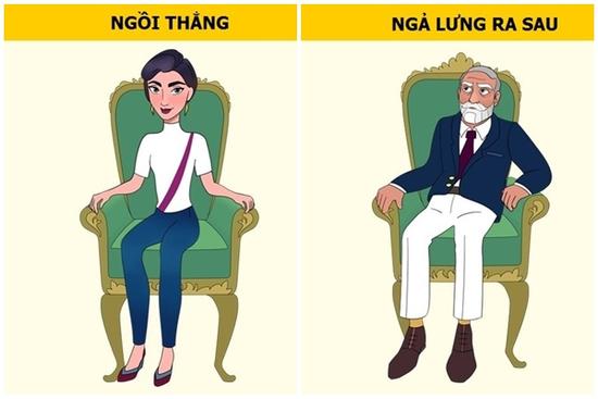 Nhìn tư thế ngồi đoán ngay tính cách của bạn