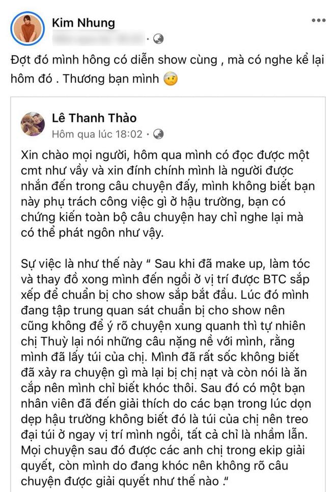 Lê Thúy lên tiếng drama đàn em tố Hoàng Thùy vu ăn cắp túi-4