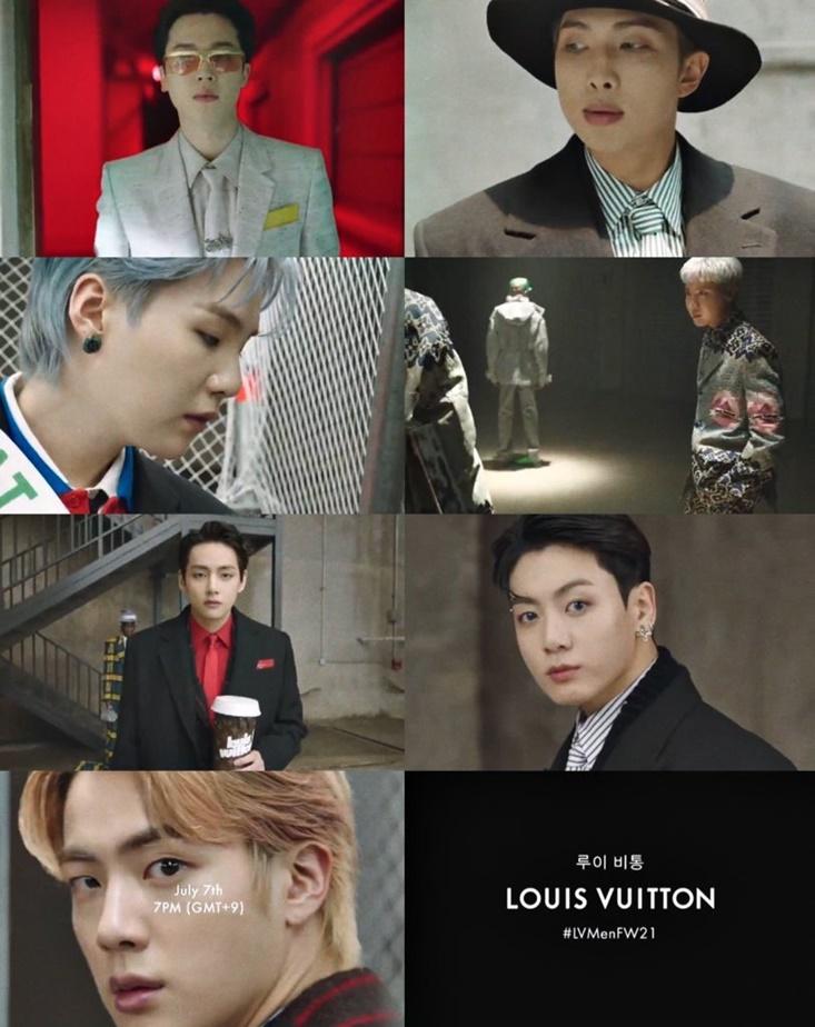 BTS thông báo tham gia buổi lễ thời trang của Louis Vuitton tổ chức tại Seoul vào lúc 7h KST (5h chiều Việt Nam) ngày 7/7.