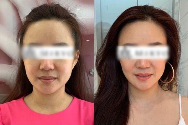 Vy Oanh lộ diện sau sinh, tự tay cắt tóc cho chồng đại gia và 3 giúp việc-7