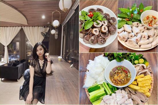 Mát trời học 8X làm lòng dồi lợn luộc ăn chơi, nếm thử mê luôn