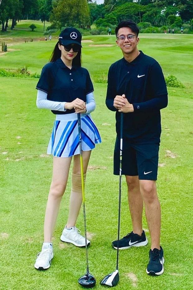 Sau 4 tháng ở ẩn, Hương Giang tái xuất đi chơi golf cùng Đỗ Mỹ Linh?-2