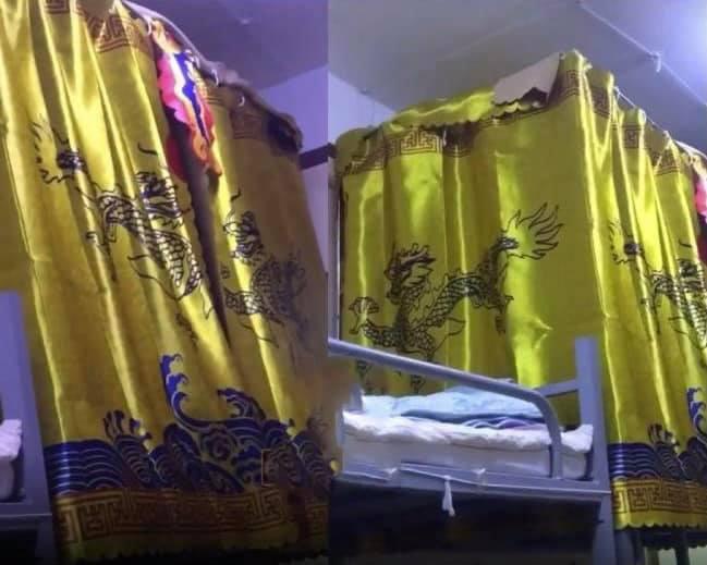 Treo rèm giường cho riêng tư mà ai nhìn cũng tưởng lập đàn cầu mưa-2