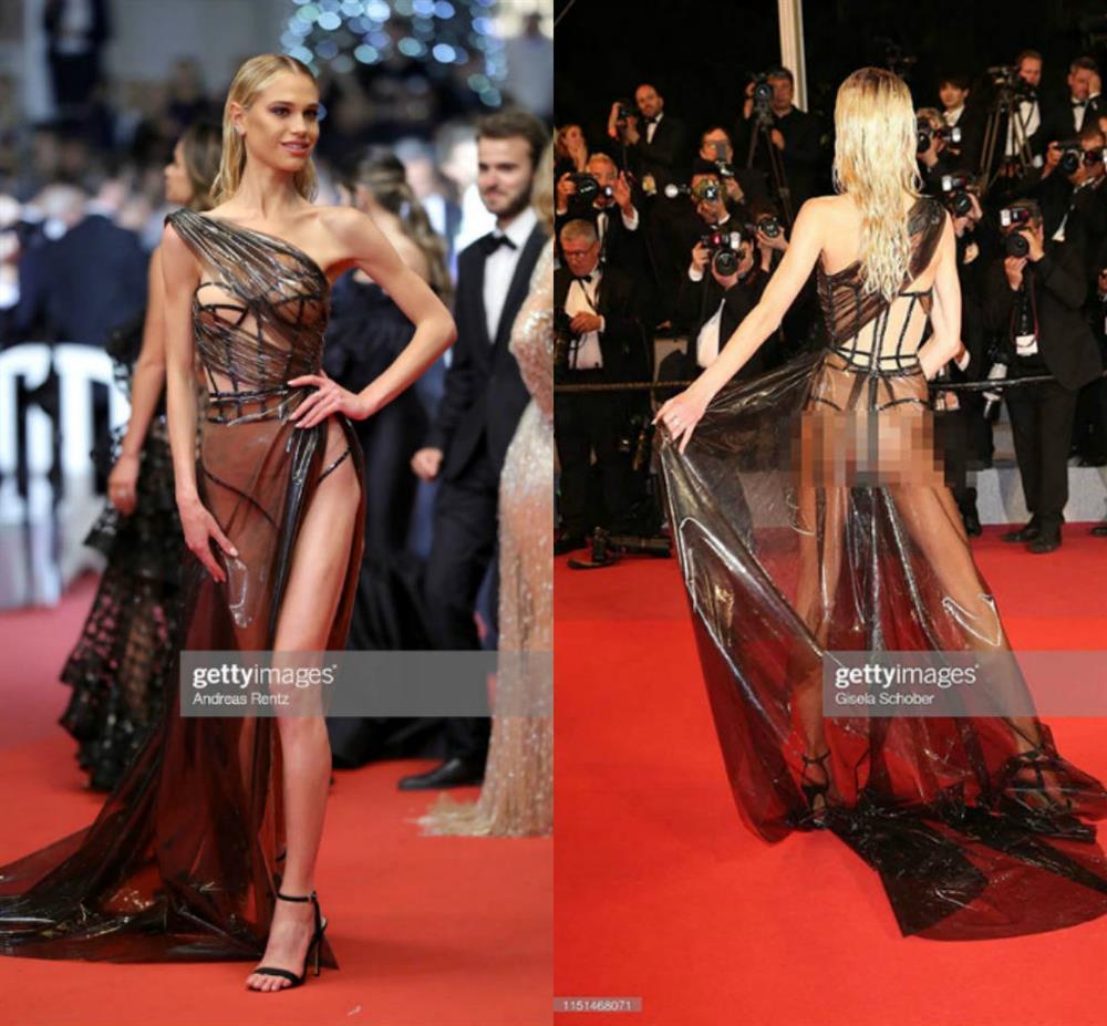 Tái mào vì váy áo phản cảm nhất Cannes, Ngọc Trinh đứng top 1-11