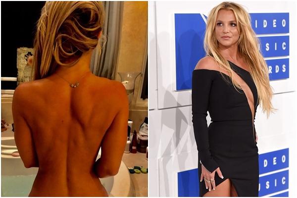 Britney Spears đăng ảnh khỏa thân, để lộ 2 điểm bất thường - 2sao