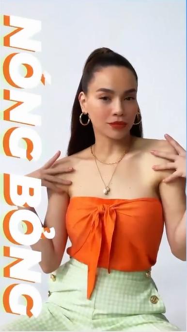 Hồ Ngọc Hà lộ body hình chữ nhật khi đu trend phẩy khăn biến hình-6