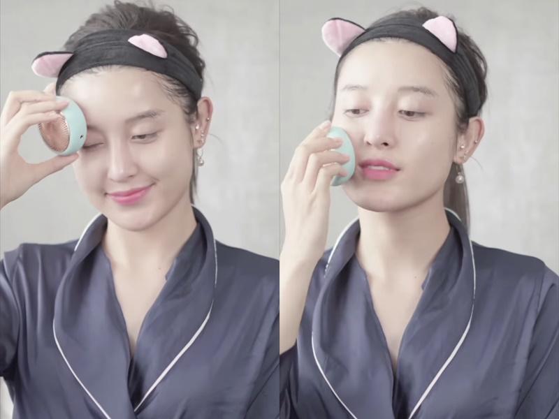Huyền My bày cách dưỡng da để trang điểm trong veo nhìn là yêu-2