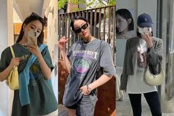 1.001 cách mix&match áo phông siêu trend của mỹ nhân Hàn