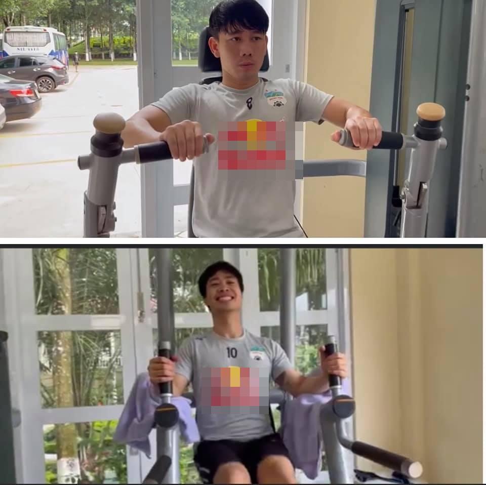 Công Phượng chiếm spotlight với biểu cảm bá đạo ở phòng gym-5