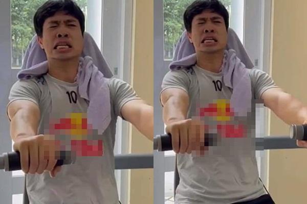 Công Phượng chiếm spotlight với biểu cảm bá đạo ở phòng gym-3