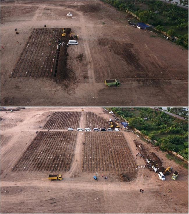 Thảm cảnh Covid-19 ở Indonesia: Nhân viên nhà xác ngủ cạnh thi thể-1