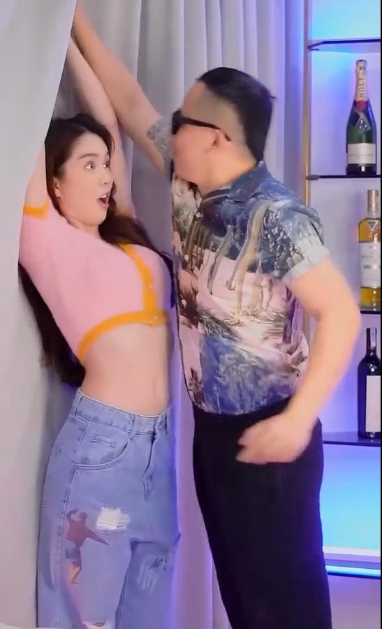 Vũ Khắc Tiệp cưỡng hôn, Ngọc Trinh phản ứng dân mạng thả haha-1