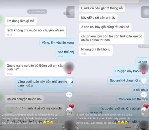 Sắp cưới, vợ cũ của chồng nhắn tin động trời Rất mong em bỏ đi đứa bé-1