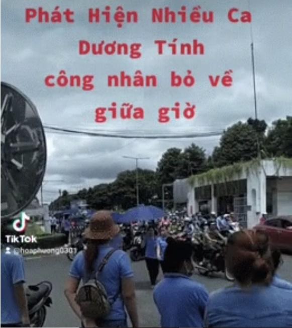 Xôn xao clip công nhân ùa về khi nghe tin công ty có nhiều ca dương tính-2
