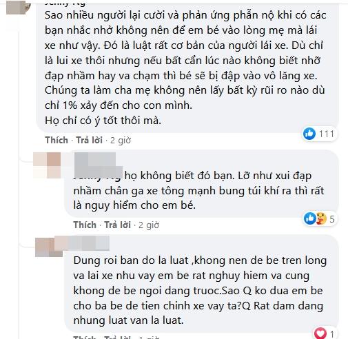 Vợ Lê Dương Bảo Lâm bị chỉ trích để con ngồi ghế lái ô tô-7